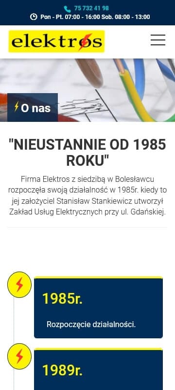 Portfolio elektros screen 3