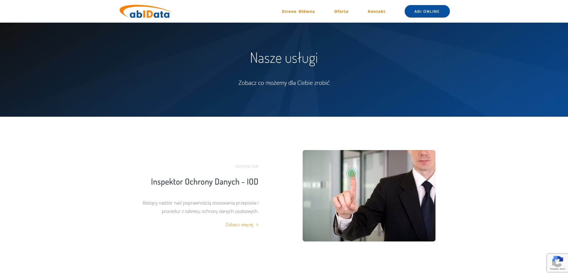 Portfolio abidata screen 2