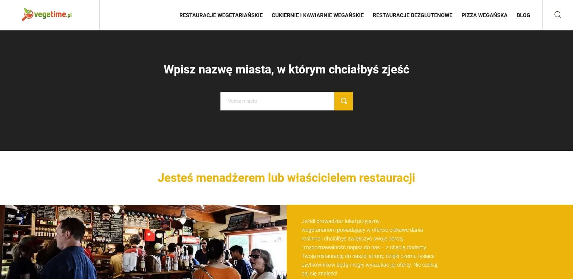 Portfolio vegetime screen 2