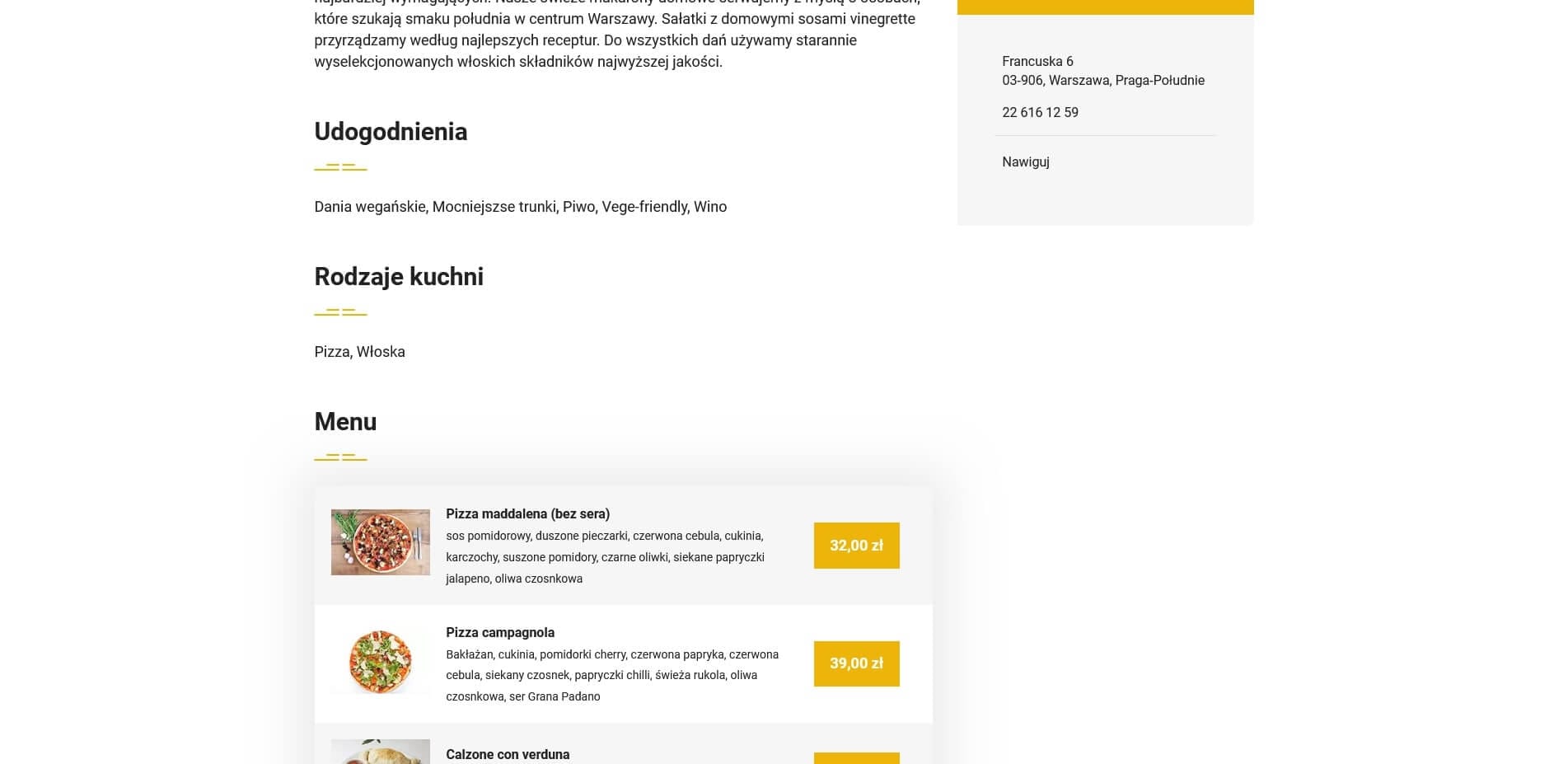 Portfolio vegetime screen 7